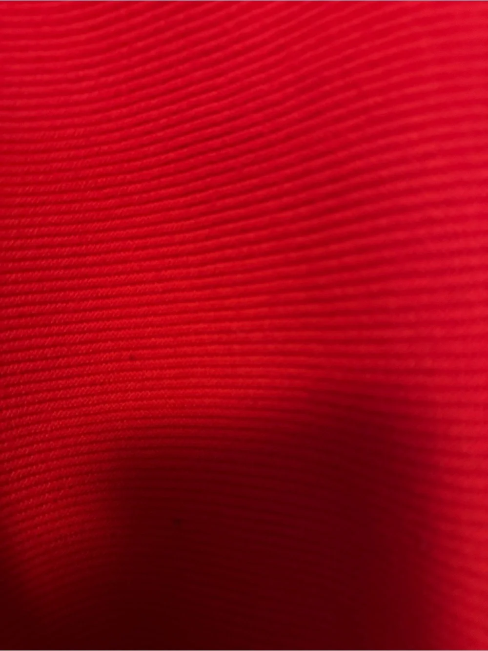 Cyrus Red Ribbed Scoop-Neck Pullover Sweater